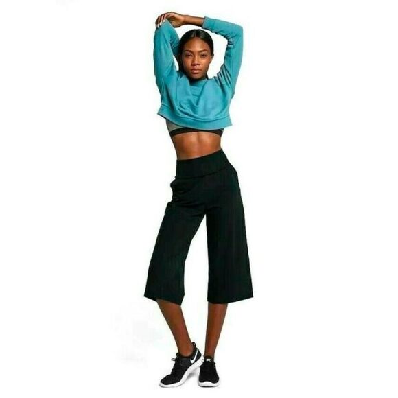 Nike 891795-010 Women's Black Bliss Studio High Waisted Training Dance Trousers - Picture 9 of 10